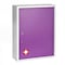 Adiroffice Large Steel Dual Locking Medication Cabinet in Purple ADI999-04-PUR-MK - alternate 1